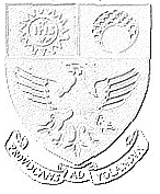 Embossed crest